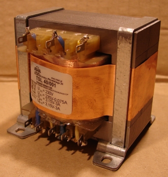 Audio táptranszformátor, 40VA