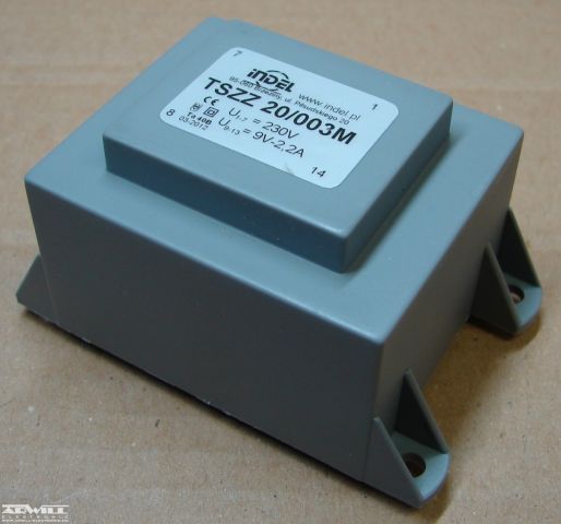 20VA, 1x9V, transzformátor