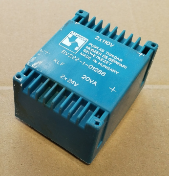 20VA, 2x24V, transzformátor