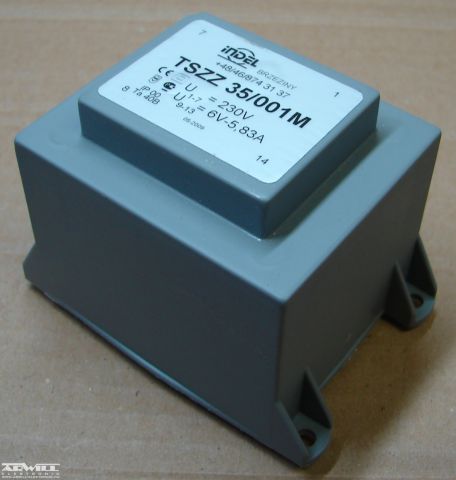 30VA, 1x6V, transzformátor