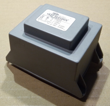 30VA, 2x18V, transzformátor