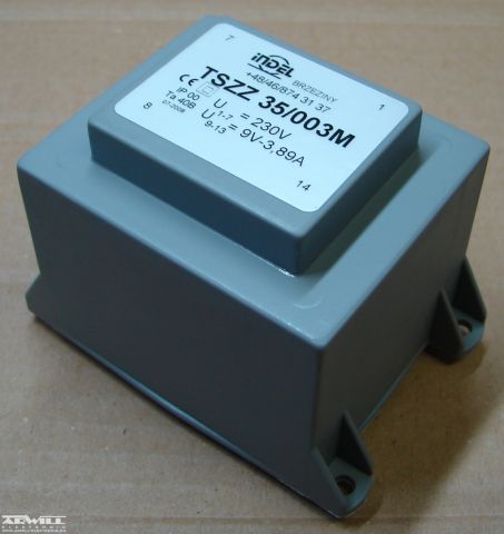 35VA, 1x9V, transzformátor