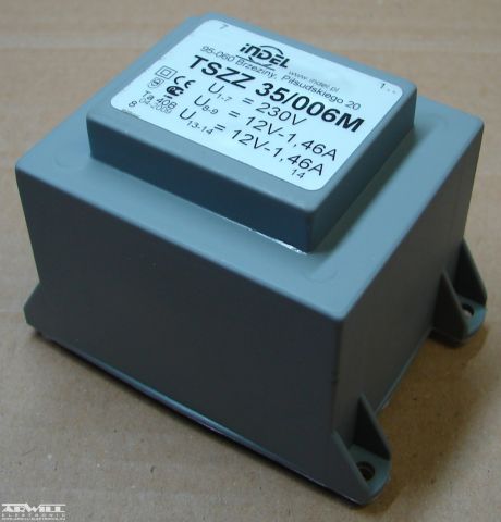 35VA, 2x12V, transzformátor