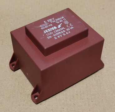 35VA, 2x6V, transzformátor
