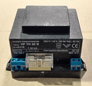 30VA, 1x16V, transzformátor