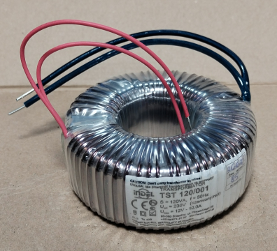 120VA, 1x12V, transzformátor