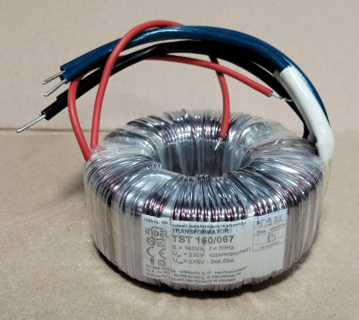 150VA (160VA), 2x9V, transzformátor