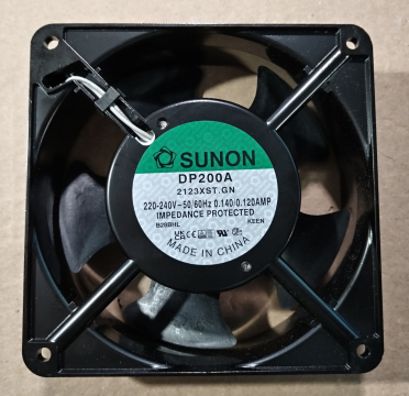 DP200A 2123XST, ventilátor