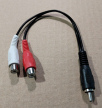 RCA elosztó kábel, 0,3m