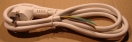 Hálózati kábel blankolt véggel, 3,6m