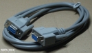 RS232, 9p. anya-anya, null modem kábel, 2m
