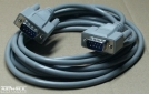 RS232, 9p. apa-apa, soros kábel, 2m