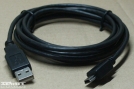 USB A/USB B mini 5p. kábel, 1,8m