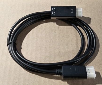 DisplayPort - HDMI kábel, 1,8m