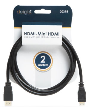 HDMI / mini HDMI kábel, 2m