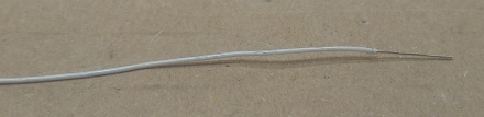Tömör hőálló vezeték, 1x0,6mm