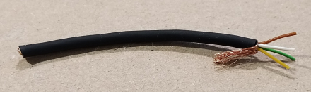 Árnyékolt kábel, 4 ér